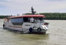 La Galați: Curse de agrement pe fluviul Dunărea cu nava de pasageri „CAMELIA”. Care este programul