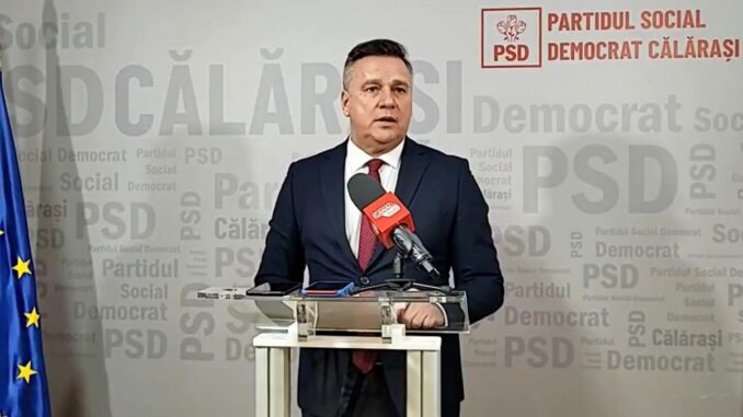 Vasile Iliuță (PSD), președintele Consiliului Județean Călărași