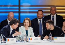 Maia Sandu împreună cu Volodimir Zelensky și Nicușor Dan la Odesa, în marja Summitului Ucraina – Europa de Sud-Est. Kiev, Chișinau si București unite împotriva agresorilor criminali de la Moscova