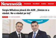 Sergiu Mihalcea, unul dintre ideologii AUR, si-a dat demisia. L-a facut pe Simion panarama, tradator al intereselor partidului, vandut strainilor